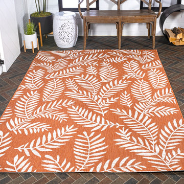 Nevis Palm Frond Indoor/outdoor Area Rug